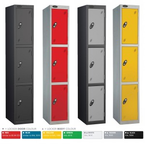 Premium Locker 3 Door